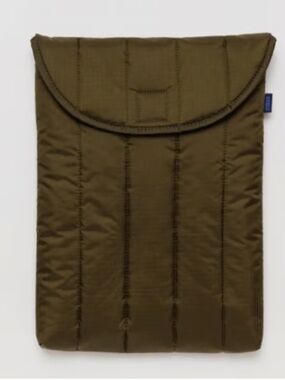 Baggu 13"/14" Puffy Laptop Sleeve - Tamarind - DISCONTINUED COLORWAY